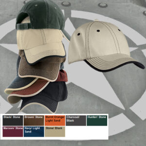 Port Authority Vintage Washed Contrast Cap