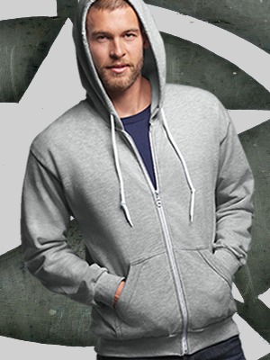 Anvil® Full-Zip Hooded Sweatshirt