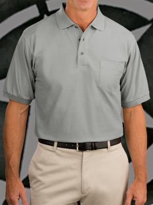 Port Authority Silk Touch Sport Shirt with Pocket