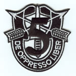 Special Forces Crest Patch with 5thGroup Number