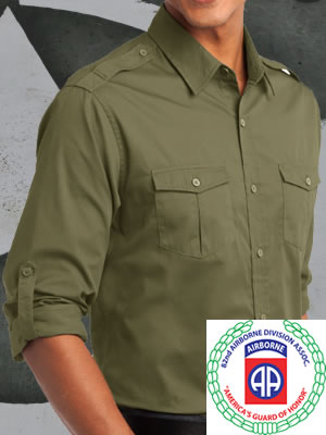Port Authority® Stain Resistant Roll Sleeve Twill Shirt