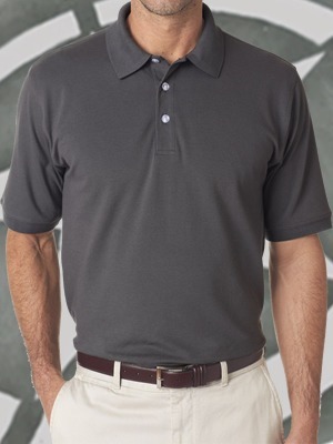 UltraClub® Men's Classic Platinum Polo